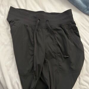Lululemon Athletica Charcoal Drawstring Leggings